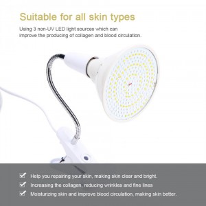 LED lempa veido masažui "Fotonų galia"