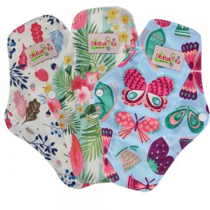 Daugkartinio naudojimo higieniniai įklotai "Gudruolė 4" (5 vnt.)