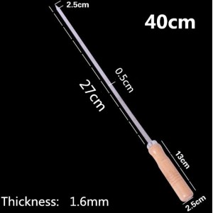 Plieniniai iešmai kepimui "Aukščiausia klasė 3" (40 cm)