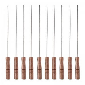 Plieniniai iešmai kepimui "Patogiau nebūna 3" (45 cm, 12 vnt)