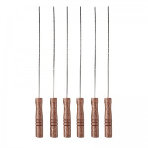 Plieniniai iešmai kepimui "Patogiau nebūna 3" (45 cm, 12 vnt)