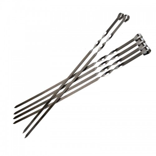 Plieniniai iešmai kepimui "Patogiau nebūna 4" (50 cm, 10 vnt)