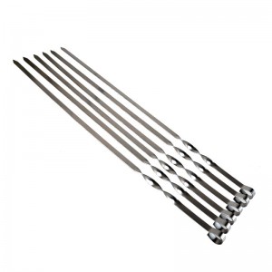 Plieniniai iešmai kepimui "Patogiau nebūna 4" (50 cm, 10 vnt)