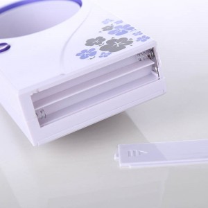 Elektroninis įkraunamas nešiojamas ventiliatorius "Stiliaus harmonija"