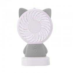 Elektroninis įkraunamas nešiojamas ventiliatorius "Puikusis katinas 3"