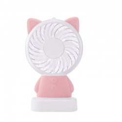 Elektroninis įkraunamas nešiojamas ventiliatorius "Puikusis katinas 4"