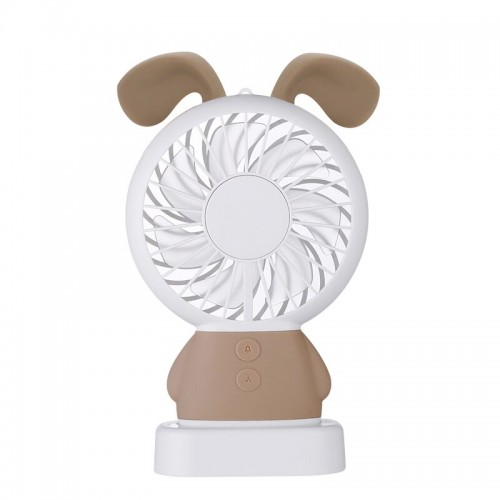 Elektroninis įkraunamas nešiojamas ventiliatorius "Puikusis šuniukas"