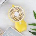 Elektroninis įkraunamas nešiojamas ventiliatorius "Geltonasis cypcius"
