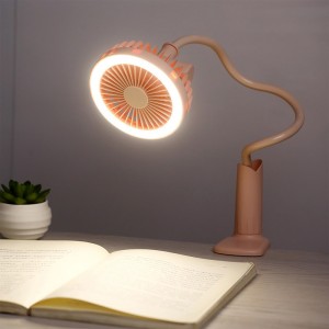 Elektroninis USB ventiliatorius "Lankstusis 2" (LED)