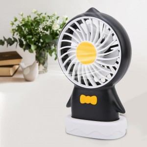 Elektroninis įkraunamas nešiojamas ventiliatorius "Puikusis pingvinas"