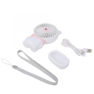 Elektroninis įkraunamas nešiojamas ventiliatorius "Šiaurės meška"