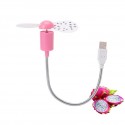 Lankstus USB ventiliatorius "Puikioji gėlytė"