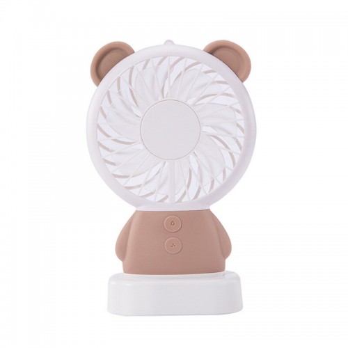 Elektroninis įkraunamas nešiojamas ventiliatorius "Puikusis meškiukas 7"