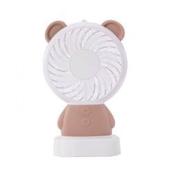 Elektroninis įkraunamas nešiojamas ventiliatorius "Puikusis meškiukas 7"