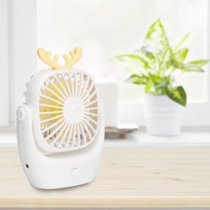 Elektroninis įkraunamas nešiojamas ventiliatorius "Puikusis raguotasis 2"