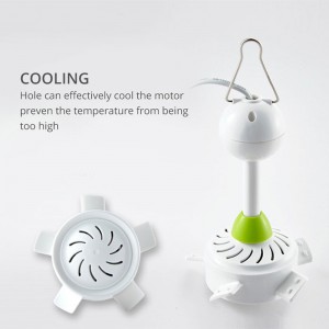 Elektroninis pakabinamas ventiliatorius "Nuostabiai žalias" (220 V)