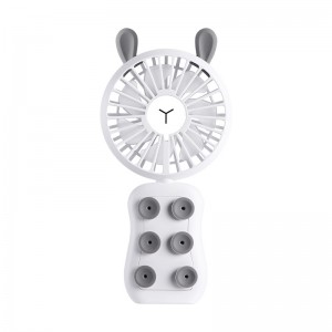 Elektroninis įkraunamas nešiojamas ventiliatorius "Linksmuolis 2"