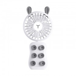 Elektroninis įkraunamas nešiojamas ventiliatorius "Linksmuolis 2"