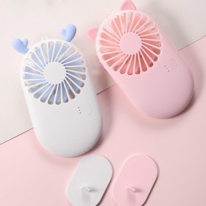 Elektroninis įkraunamas nešiojamas ventiliatorius "Su ragiukais"