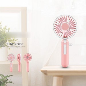 Elektroninis įkraunamas nešiojamas ventiliatorius "Elegancija 11"