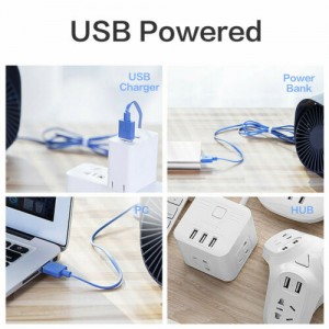 Elektroninis įkraunamas nešiojamas ventiliatorius "Minima style 2"