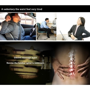 Elektroninė masažuojanti nugaros pagalvėlė automobiliui "Tikras malonumas 4"