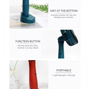 Elektroninis įkraunamas nešiojamas ventiliatorius "Profesionalas 9"