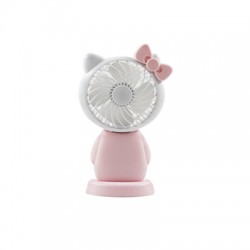 Elektroninis įkraunamas nešiojamas ventiliatorius "Puikioji katytė 5"