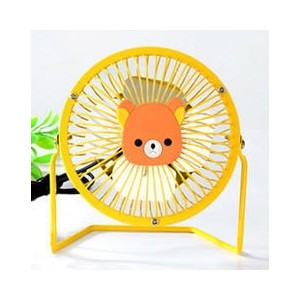 Elektroninis įkraunamas nešiojamas ventiliatorius "Linksmasis meškiukas"