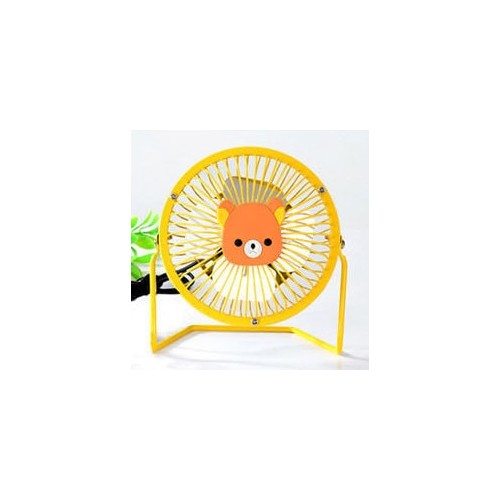 Elektroninis įkraunamas nešiojamas ventiliatorius "Linksmasis meškiukas"