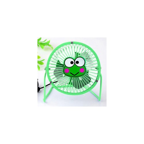 Elektroninis įkraunamas nešiojamas ventiliatorius "Linksmasis varliukas"