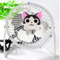 Elektroninis įkraunamas nešiojamas ventiliatorius "Linksmasis katinukas"
