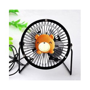 Elektroninis įkraunamas nešiojamas ventiliatorius "Linksmasis meškiukas 2"