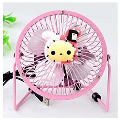 Elektroninis įkraunamas nešiojamas ventiliatorius "Linksmasis vaikiukas"
