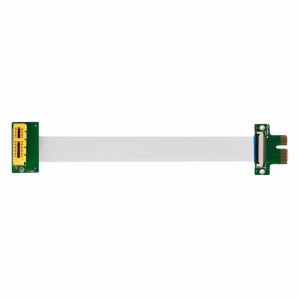 PCI Express 1X 90º plokštė "Green edition" (lizdas)