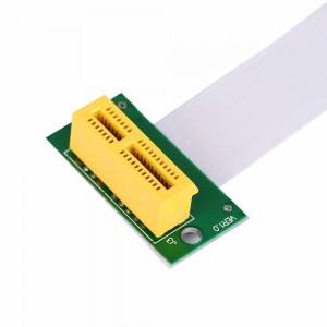 PCI Express 1X 90º plokštė "Green edition" (lizdas)