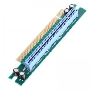 PCI Express 16X 90º plokštė "Blue edition 2" (lizdas)