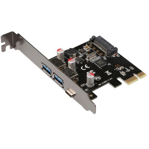 PCI Express į USB 3.0 ir 3.1 plokštė "Black Edition Pro GT 2" (išorinės USB jungtys)