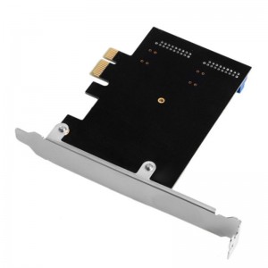 PCI Express į USB 3.0 plokštė "Black Edition Pro Dual" (vidinės USB jungtys)