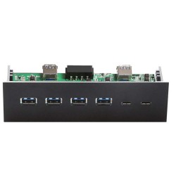 USB 3.0 ir USB 3.1 priekinis skydelis kompiuteriui "Black Edition Pro GT 8"