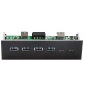 USB 3.0 ir USB 3.1 priekinis skydelis kompiuteriui "Black Edition Pro GT 8"