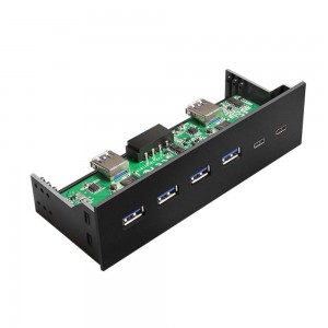 USB 3.0 ir USB 3.1 priekinis skydelis kompiuteriui "Black Edition Pro GT 8"