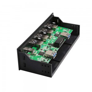 USB 3.0 ir USB 3.1 priekinis skydelis kompiuteriui "Black Edition Pro GT 8"