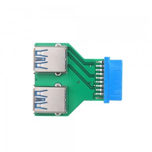 USB 3.0 į 2 USB 3.0 keitiklis "Blue Edition Pro 4"