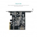 PCI Express į Type-C plokštė "Black Edition Pro 4"
