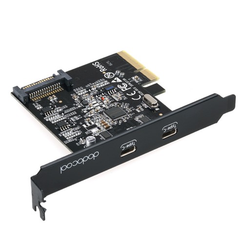 PCI Express į Type-C plokštė "Black Edition Pro 4"