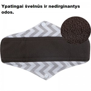 Daugkartinio naudojimo higieniniai įklotai "Patogumas" (5 vnt.)