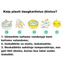Daugkartinio naudojimo higieniniai įklotai "Patogumas" (5 vnt.)