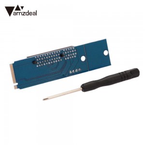 M.2 į PCI-E 4x plokštė "Blue edition" (NGFF)