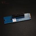 M.2 į PCI-E 4x plokštė "Blue edition" (NGFF)